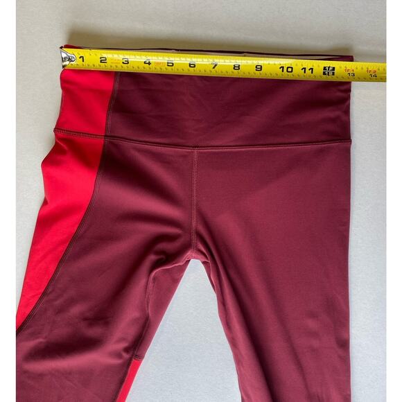 Athleta Leggings Womens Size Medium Elation ASYM 7/8 In Powervita Workout Pants - Picture 10 of 13